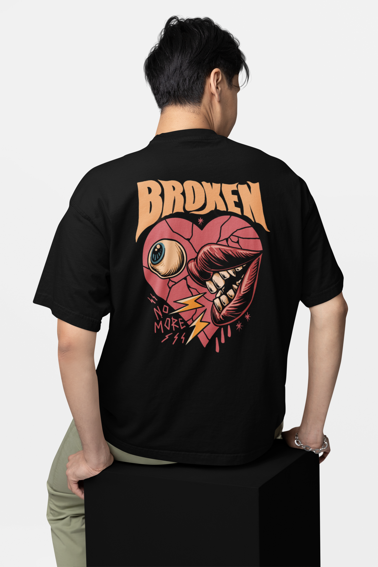 Camiseta Oversized Broken